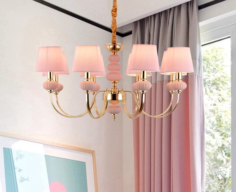 Рожковая люстра Oriental Pink (053878/6)