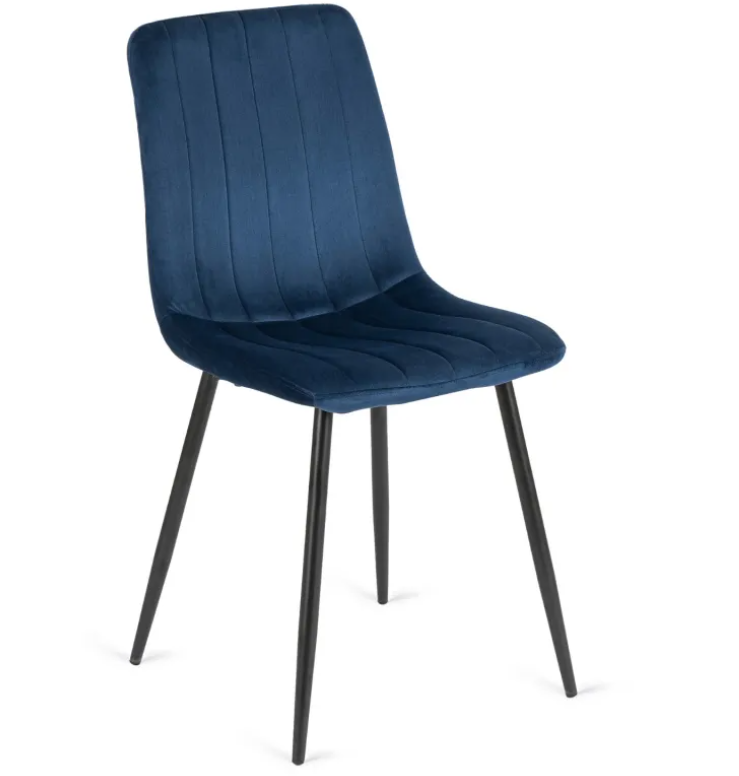 Кухонне крісло Lava велюр Синій (32410426) Кухонне крісло Lava велюр Синій (32410426)