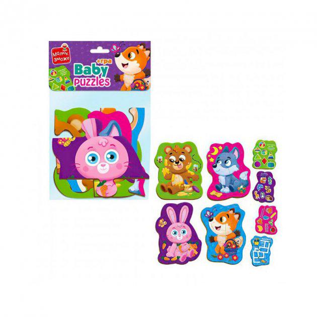 Пазлы Vladi Toys Лесные звери VT1722-22 (482023476764570) - фото 2