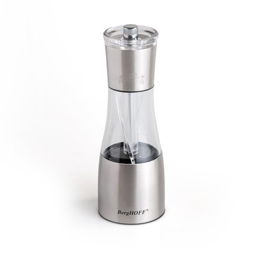 Млин для дрібного і грубого помелу солі і перцю BergHOFF Duo нержавіюча сталь 19х6,5 см (2731732712)