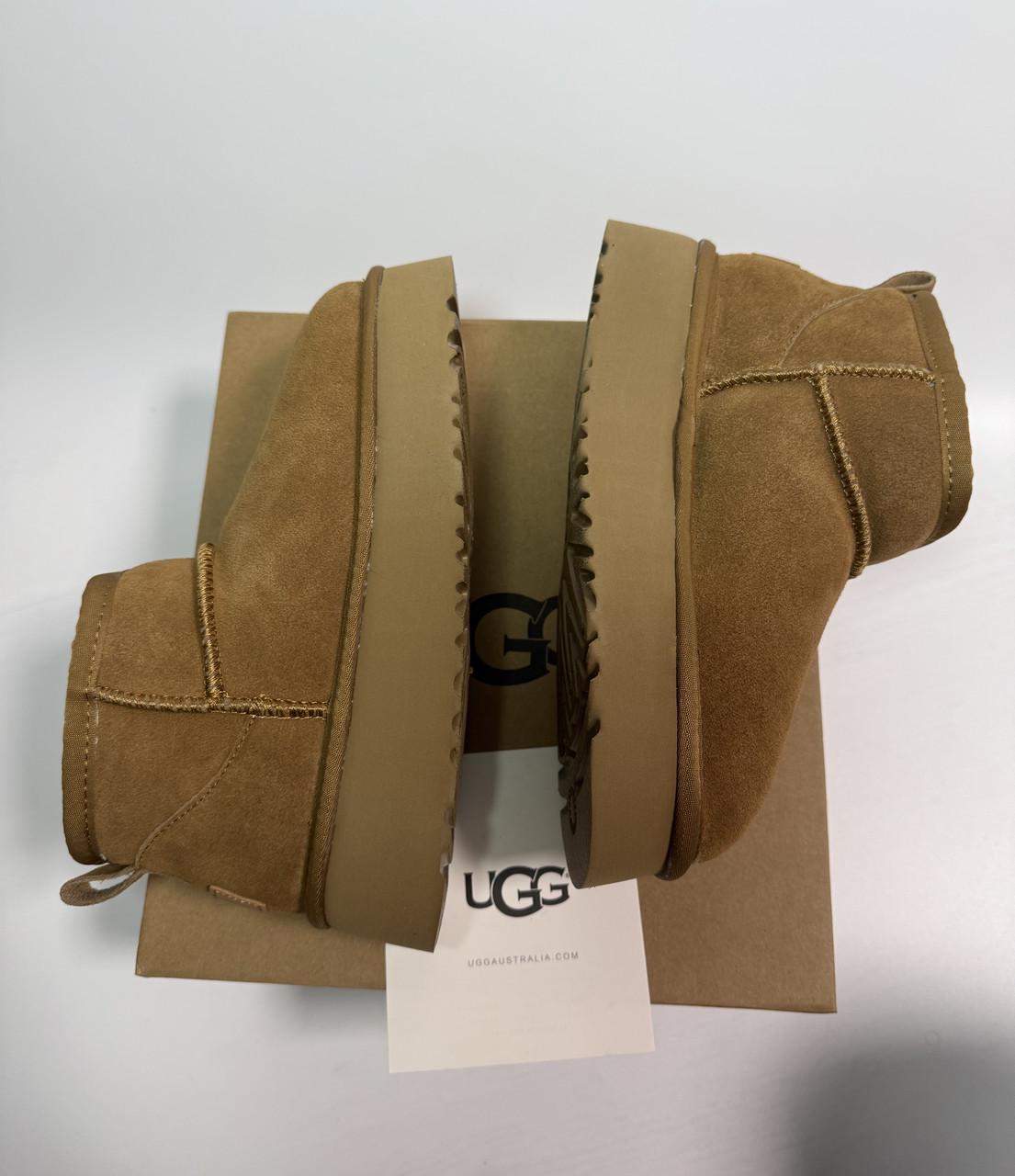Уггі Classic Ultra Mini Platform Chestnut UGG 39 р. 39 - фото 3 Уггі Classic Ultra Mini Platform Chestnut UGG 39 р. 39 - фото 3