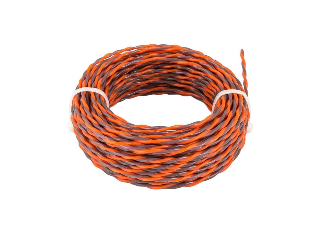 Леска для триммера Mastertool GM Spiral 2.70 мм 15 м двухцветная бесшумная (14269)