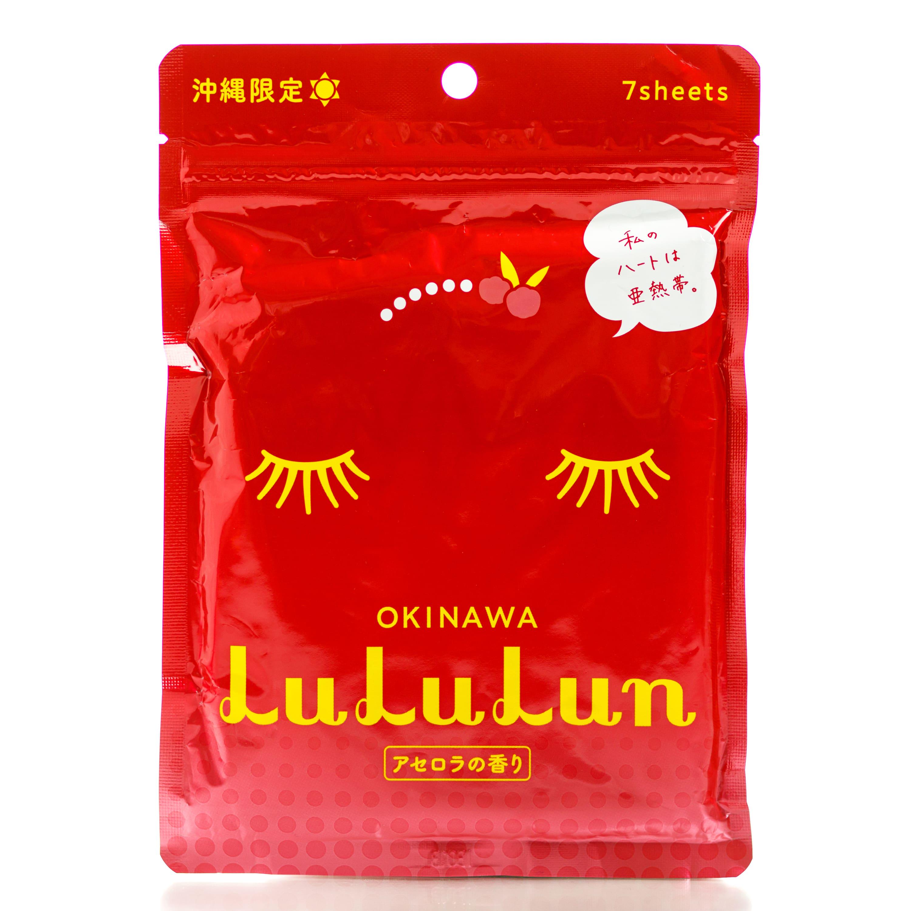 Маска тканевая увлажняющая LuLuLun Okinawa Acerola Ацерола 7 шт. (12352495) - фото 1