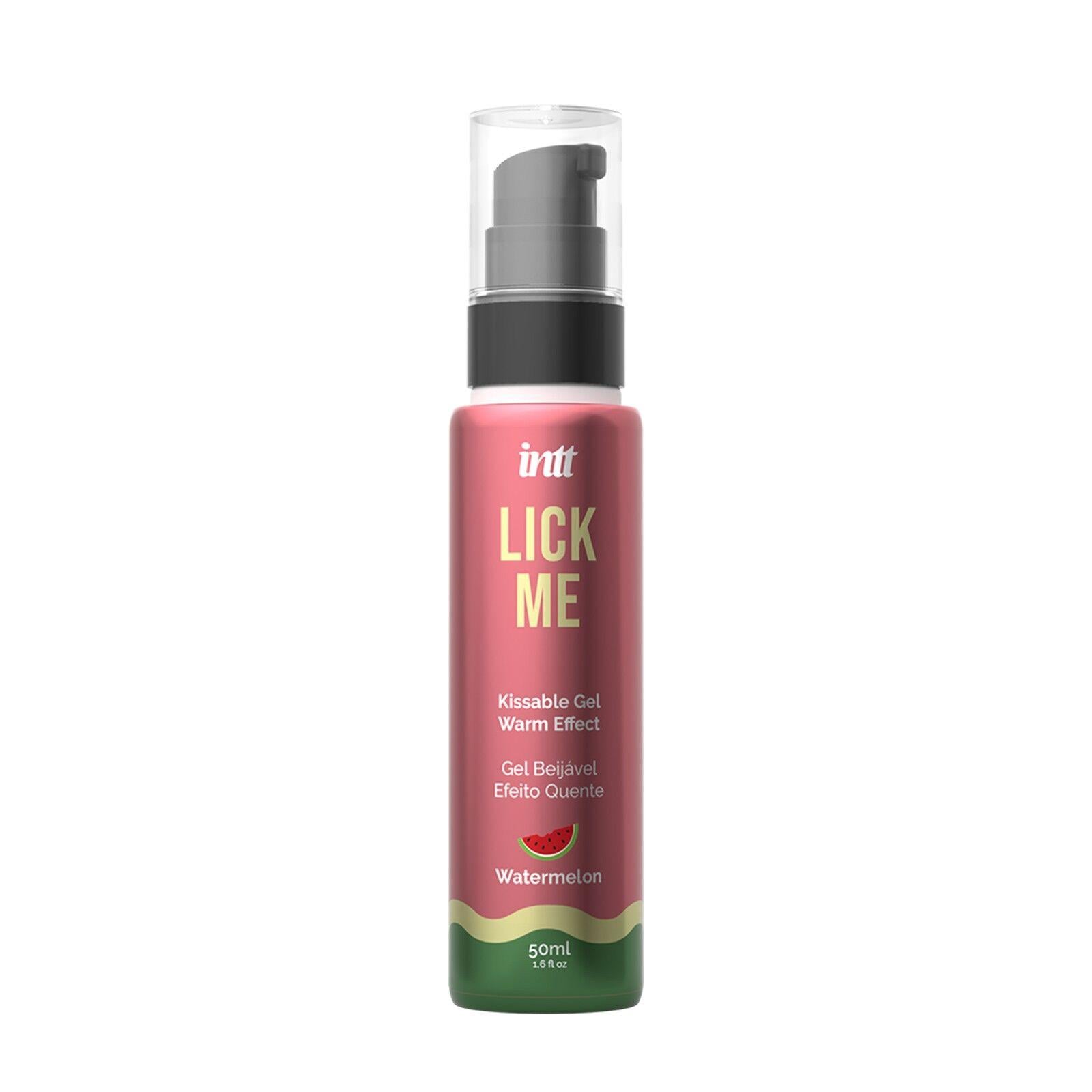 Лубрикант с согревающим эффектом Intt Lick Me Watermelon арбуз 50 мл