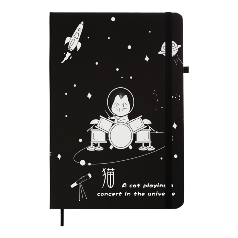 Блокнот Buromax Buromax COSMO на резинке А5 80 листов в клетку (ZB.115105)