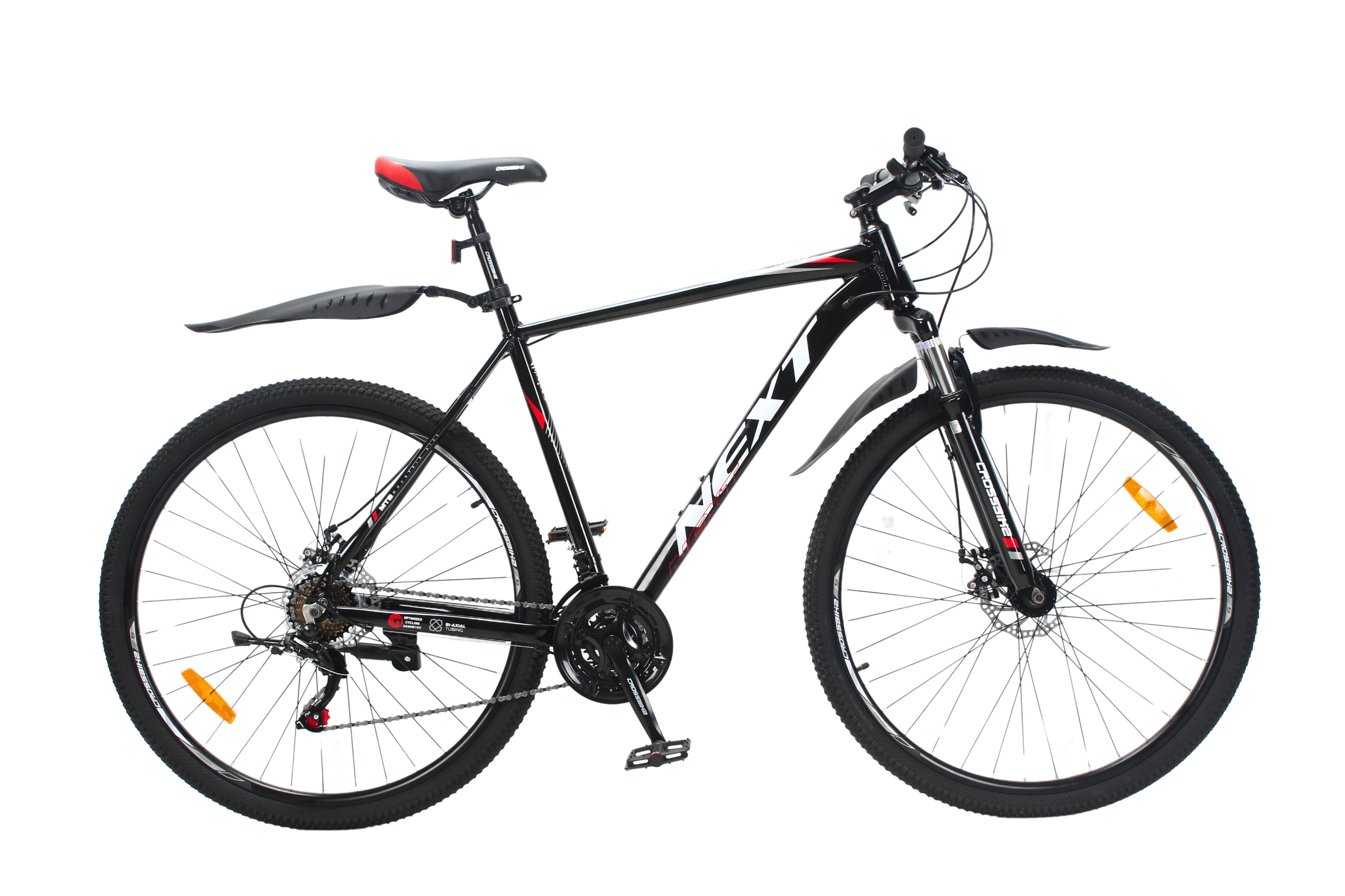 Велосипед Crossbike Next 2025 29" 22" Черно-красный