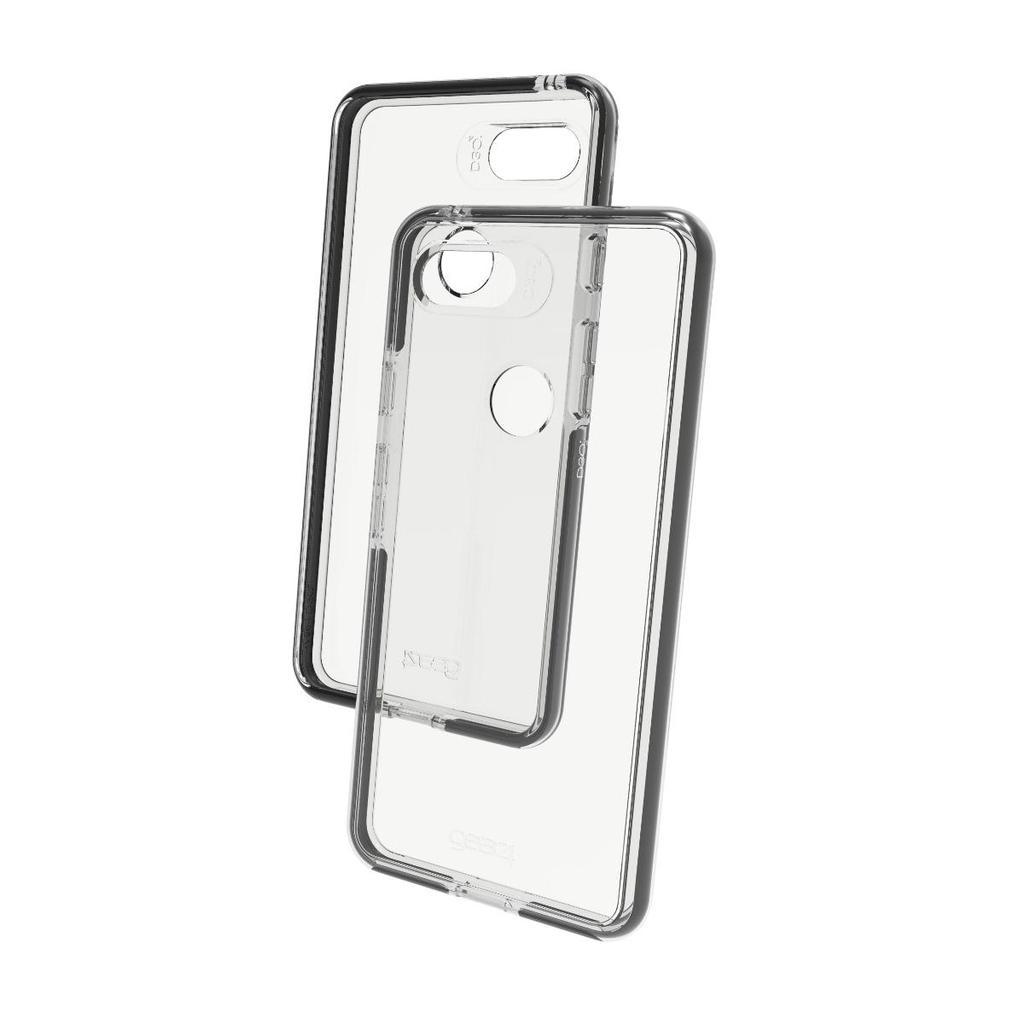 Протиударний прозорий чохол GEAR4 Piccadilly D3O з антимікробним покриттям для Google Pixel 3 (5.5") Black + Transparent - фото 2