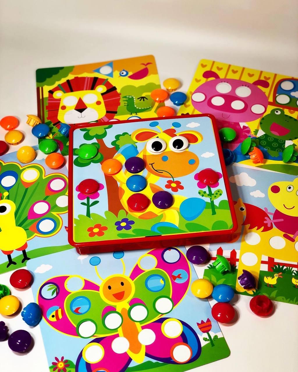 Мозаика Fun Game 7393 12 платформ с рисунками 46 элементов в коробке - фото 2 Мозаика Fun Game 7393 12 платформ с рисунками 46 элементов в коробке - фото 2