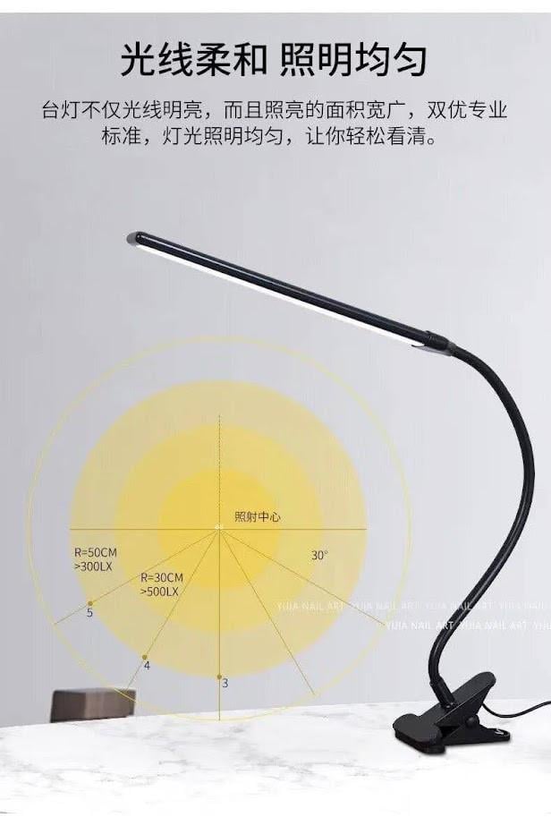 Настольная LED лампа FX-033 8 Вт на гибкой ножке и струбцине - фото 7