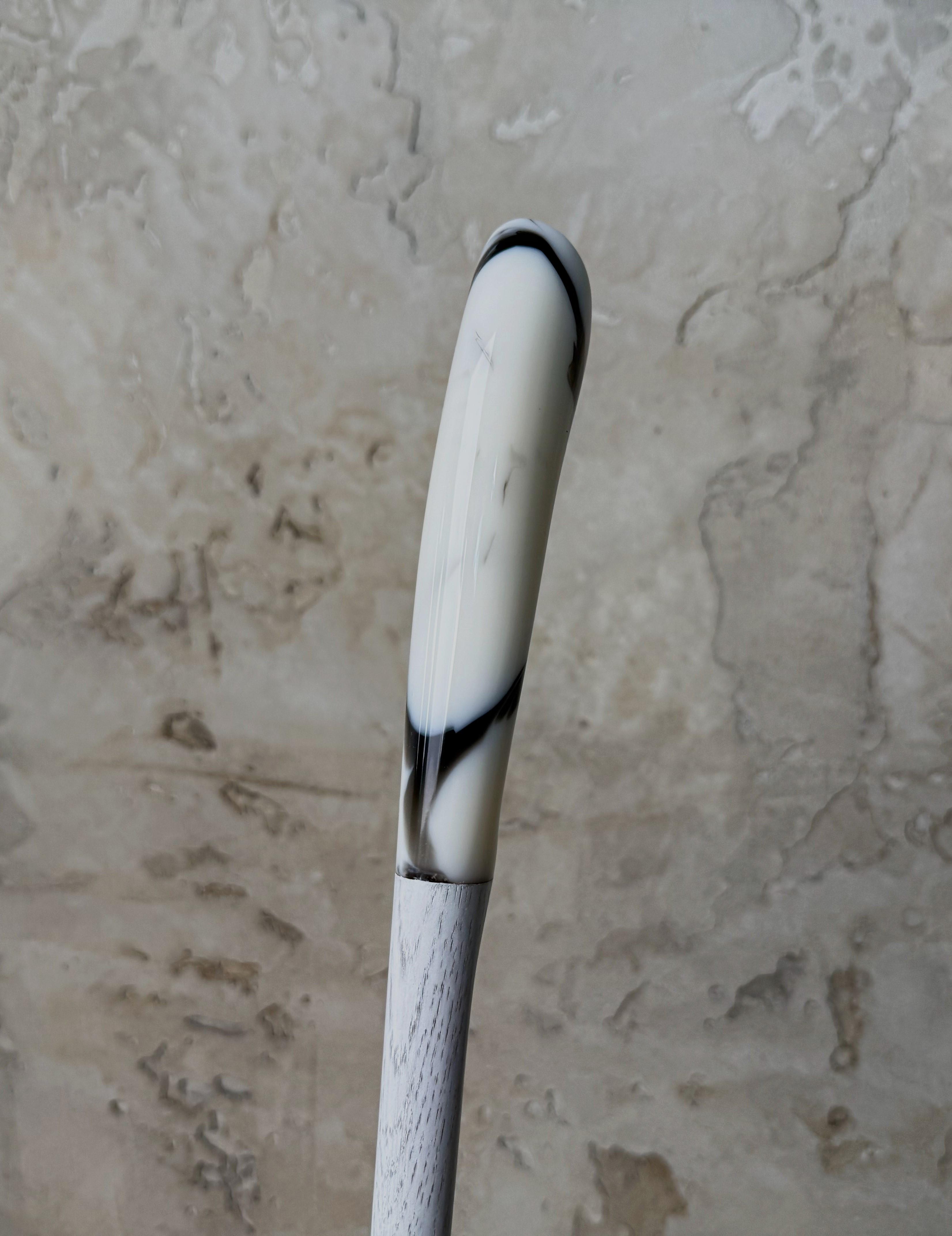 Ложка для обуви Klenn из дуба и эпоксидной смолы Белый - фото 5