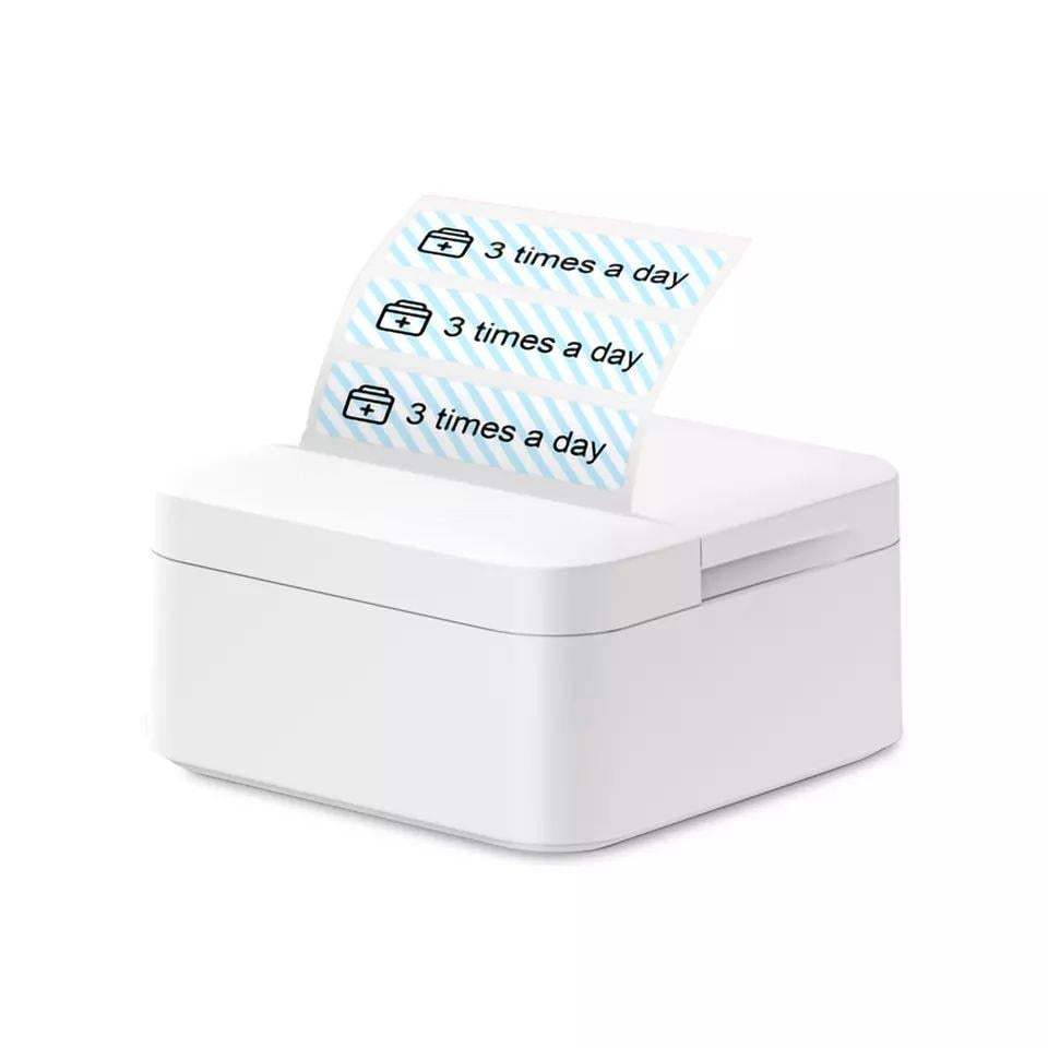 Термопринтер портативный XIAMEN AMOYDECOR INDUSTRIAL Luck Jingle А6 83х83х42 мм Белый - фото 4