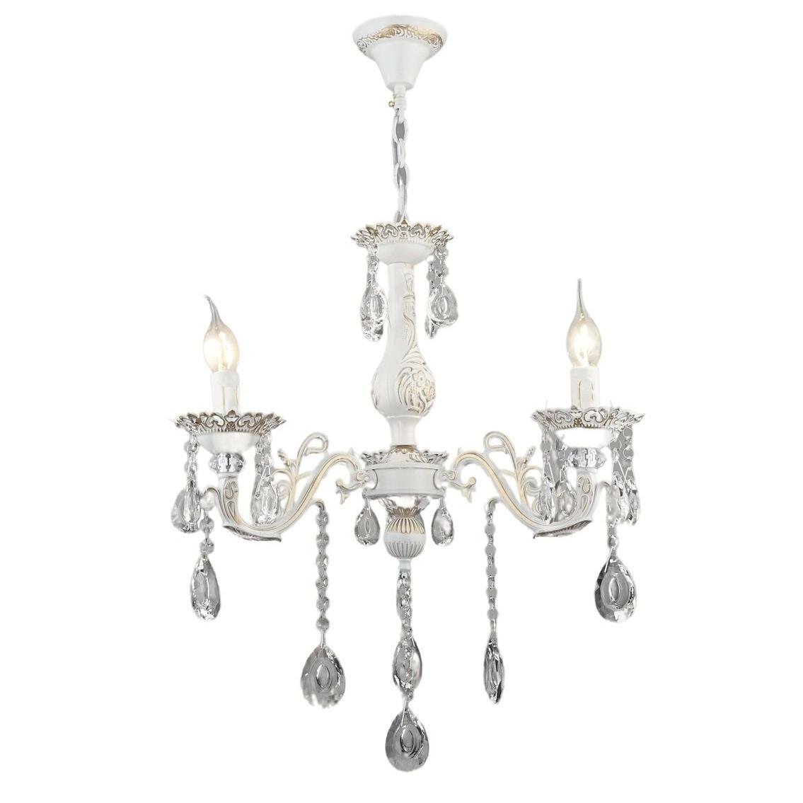 Люстра Sirius на три плафони під лампу Е14 Білий (В N3584/3)