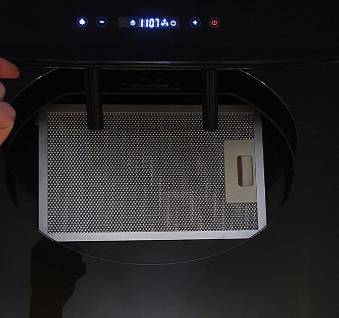 Витяжка Luxor Alicante 1450 Hilton BK LED з подвійним втягуванням випарів - фото 6 Витяжка Luxor Alicante 1450 Hilton BK LED з подвійним втягуванням випарів - фото 6