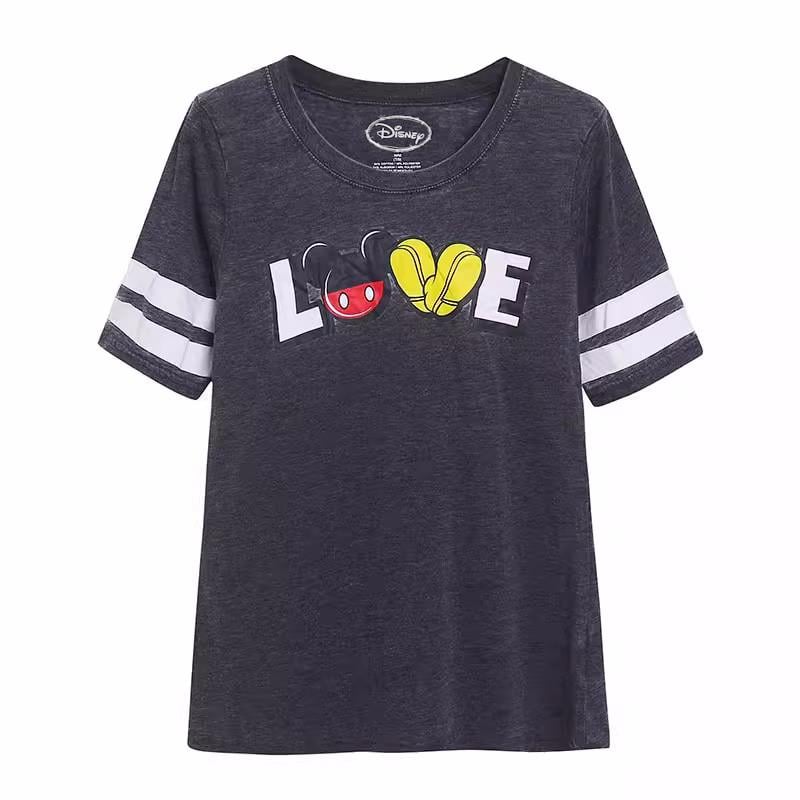 Футболка женская бейсбольная Disney Love XL Черный (K3-104-1768-XL)