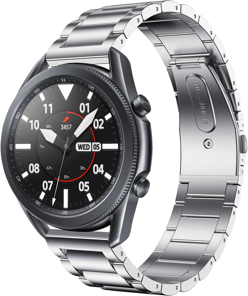 Браслет металлический Shape для Galaxy Watch 3 45 мм Silver (25270-59) - фото 1