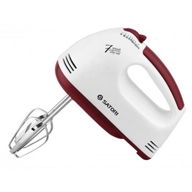 Миксер ручной Satori SM-1911-RD White/Red (iz14413)