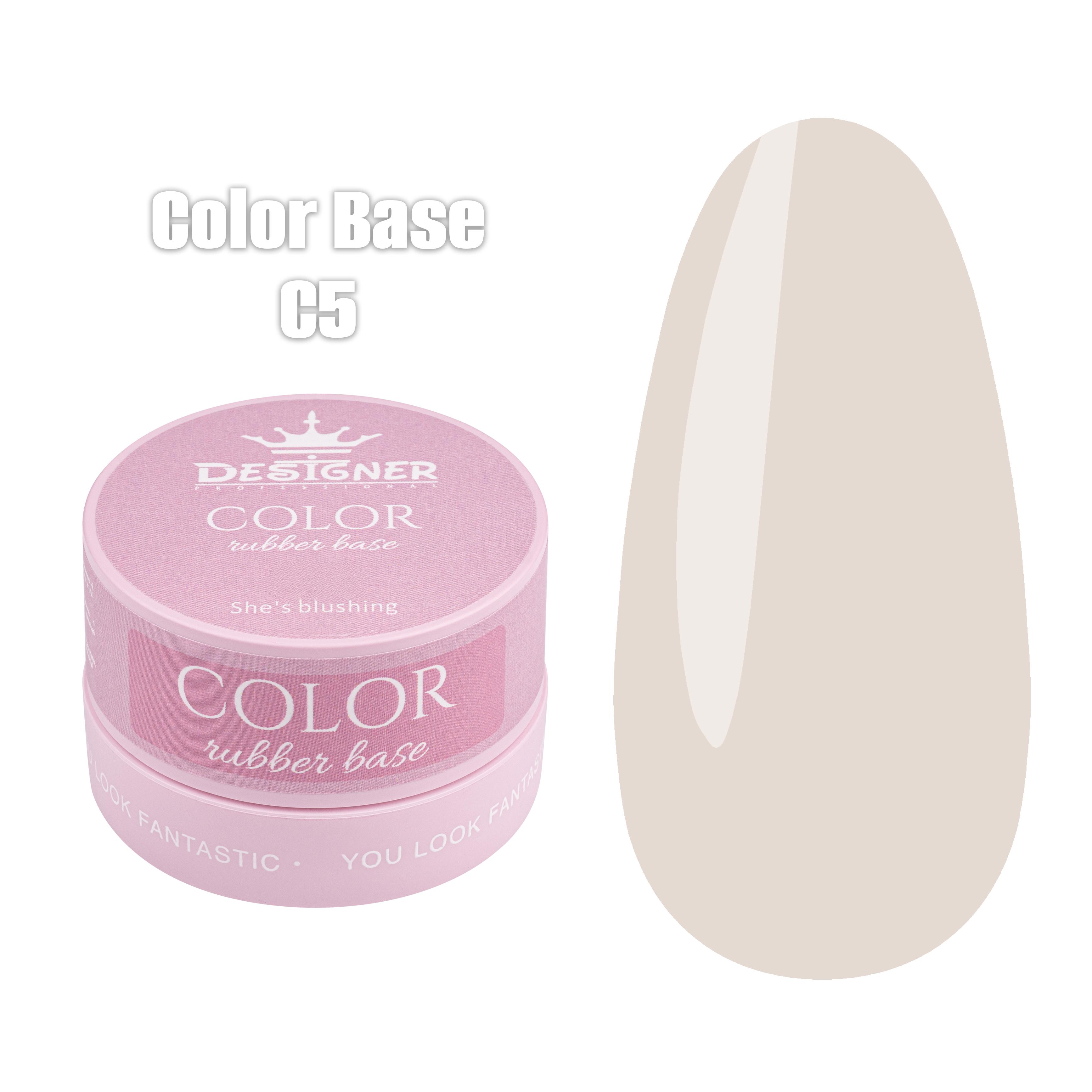База камуфлирующая цветная Designer Professional Color Base 30 мл Flower's lagoon С5