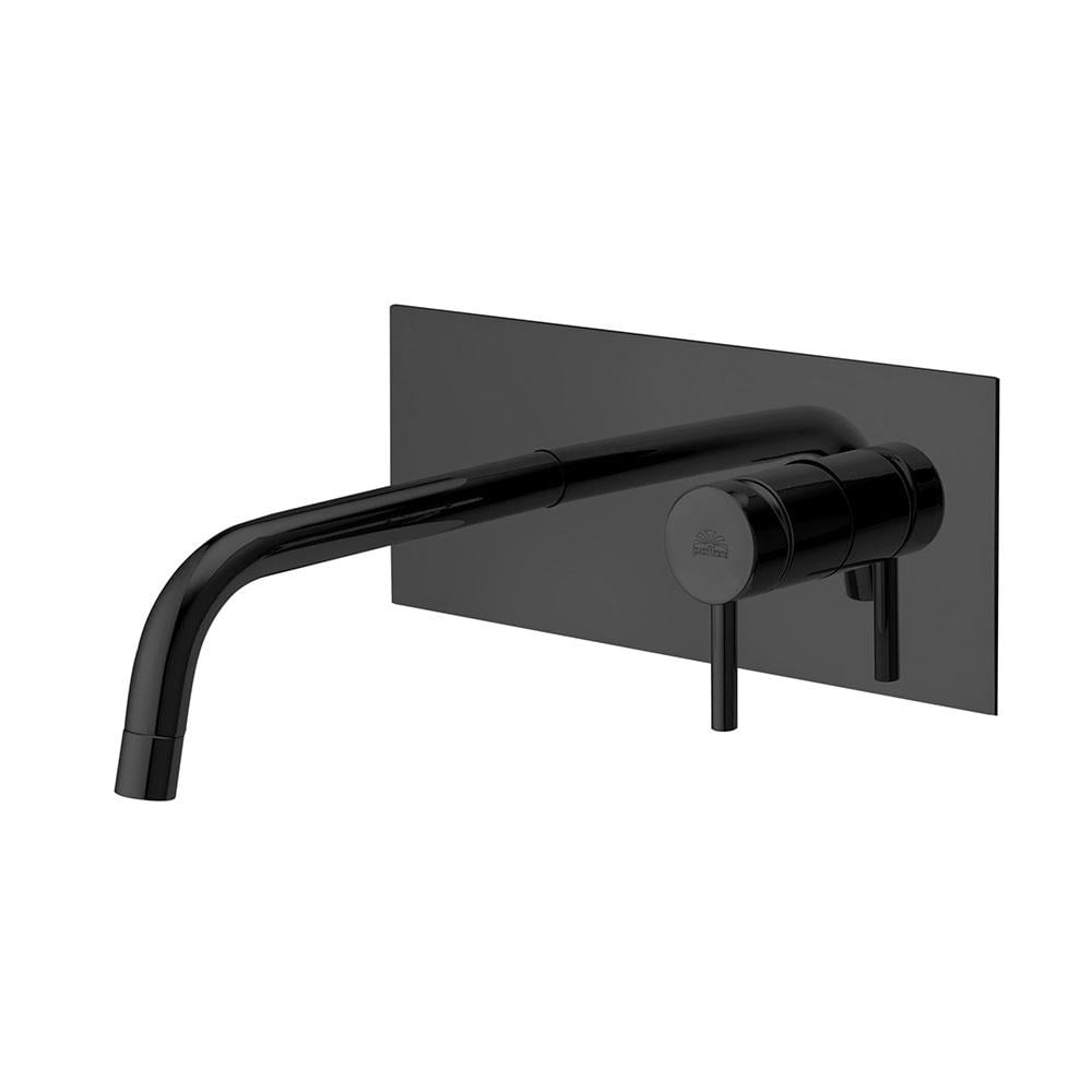 Внешняя часть смесителя PAFFONI Light LIG105NO настенный однорычажный Черный (147323)
