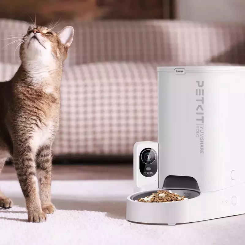 Смарт-годівниця PETKIT-Yumshare Solo With Camera Smart Pet Feeder 3 л (P571) - фото 6 Смарт-годівниця PETKIT-Yumshare Solo With Camera Smart Pet Feeder 3 л (P571) - фото 6