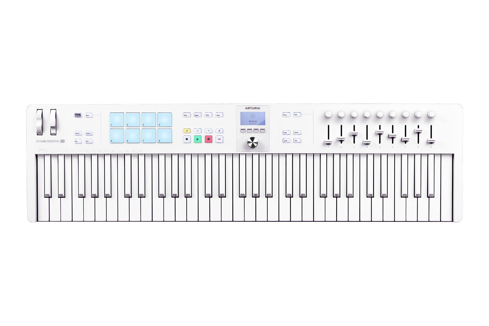 MIDI-клавіатура Arturia KeyLab Essential 61 mk3 Alpine White Special Edition (66459)