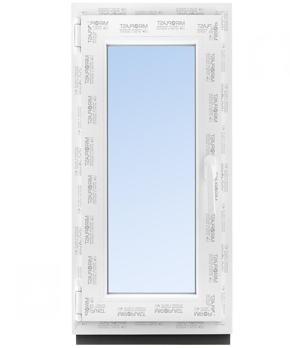 Окно поворотно-откидное Miroplast металлопластиковое с однокамерным стеклопакетом 4-16-4 600x1450 мм (MV24.60.145)