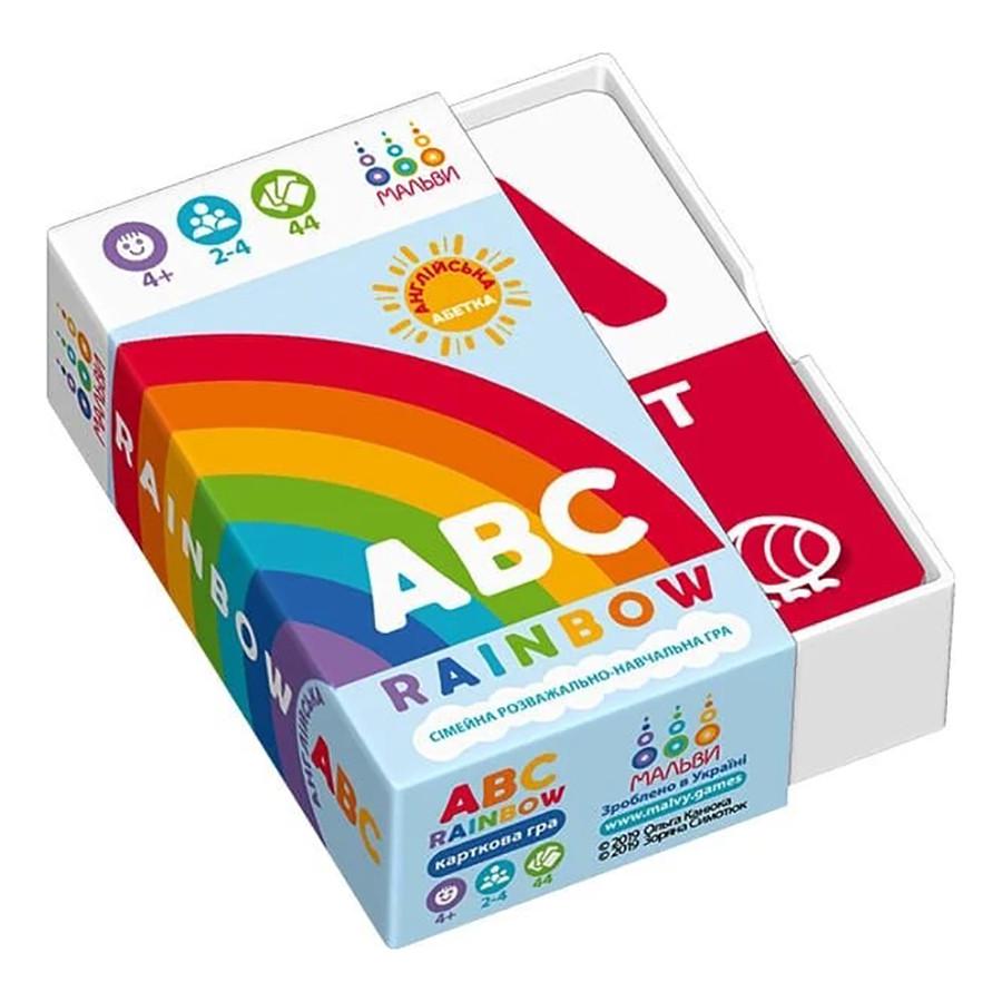 Настільна навчальна гра Мальви ABC rainbow 360050 44 картки (RLT38869)
