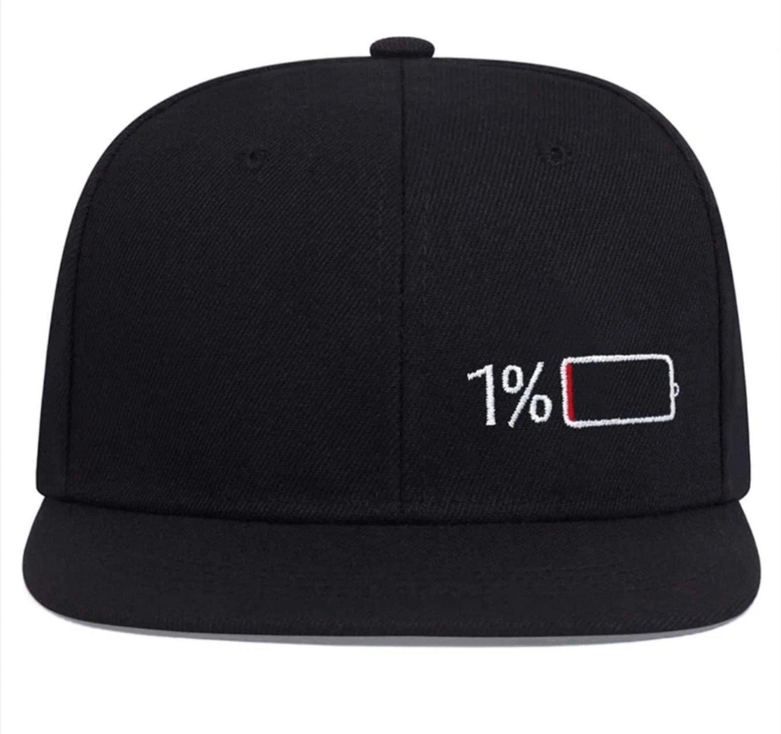 Кепка 1% Snapback с регулятором унисекс One size (24710329) - фото 4