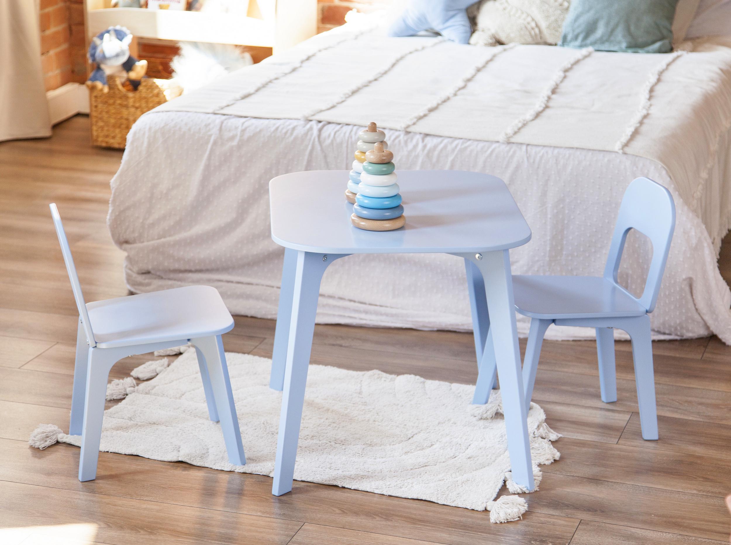 Детский столик и два стульчика Tatoy для детей 2-4 лет Голубой - фото 8 Детский столик и два стульчика Tatoy для детей 2-4 лет Голубой - фото 8