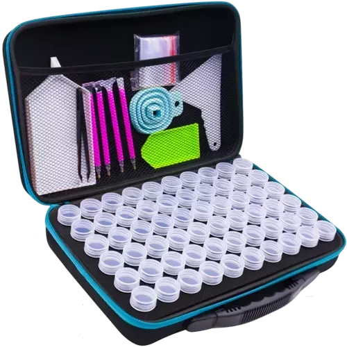 Аксессуары для алмазной вышивки MALATEC 19184 в кейсе