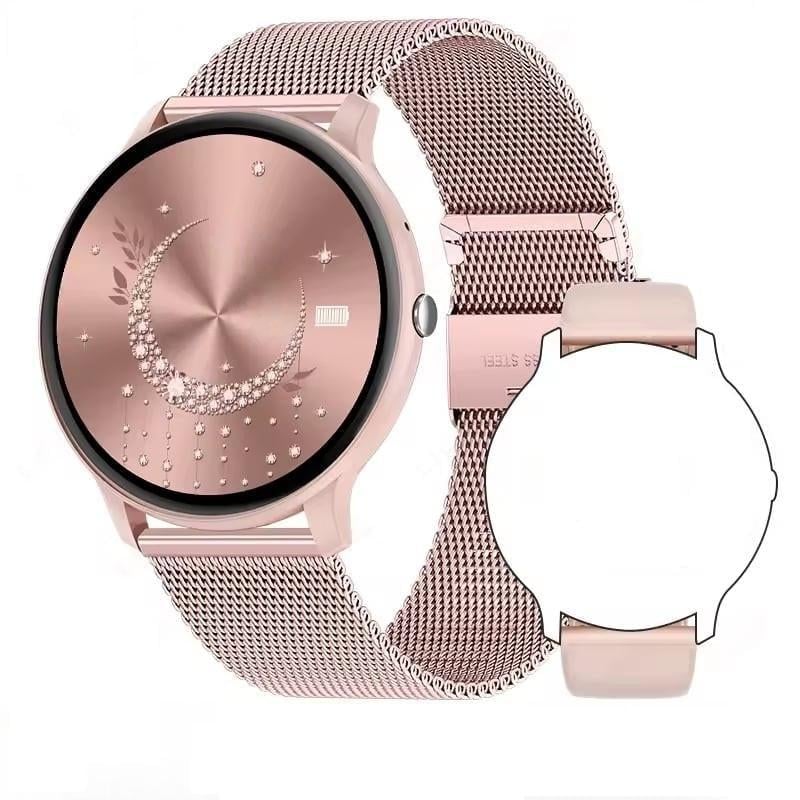 Смарт-часы женские SmartLife Pro с шагомером и функциями контроля здоровья для Android і iPhone