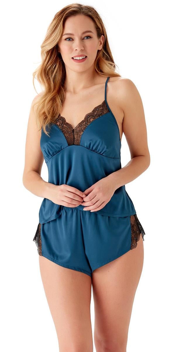 Пижама женская Gossard VIP Confession 19511-19512 S Black Teal (ZIK0000026046)