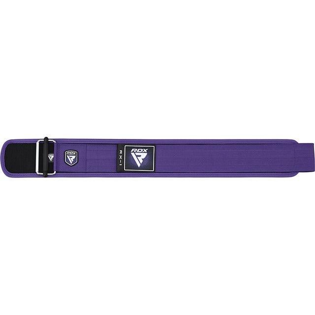 Пояс для тяжелой атлетики RDX RX1 Weight Lifting Belt XS Purple (WBS-RX1PR-XS) - фото 3