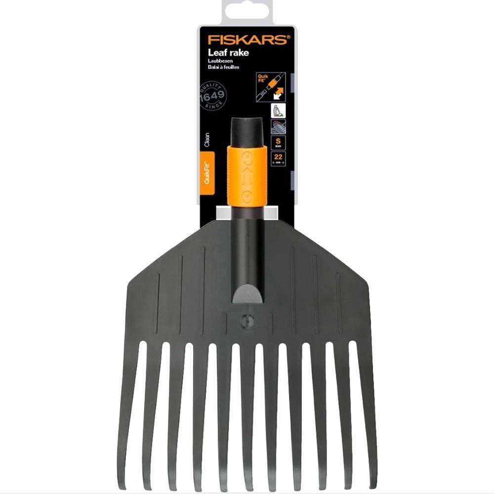 Грабли для уборки листьев Fiskars QuikFit 1000659 малые (160397) - фото 2