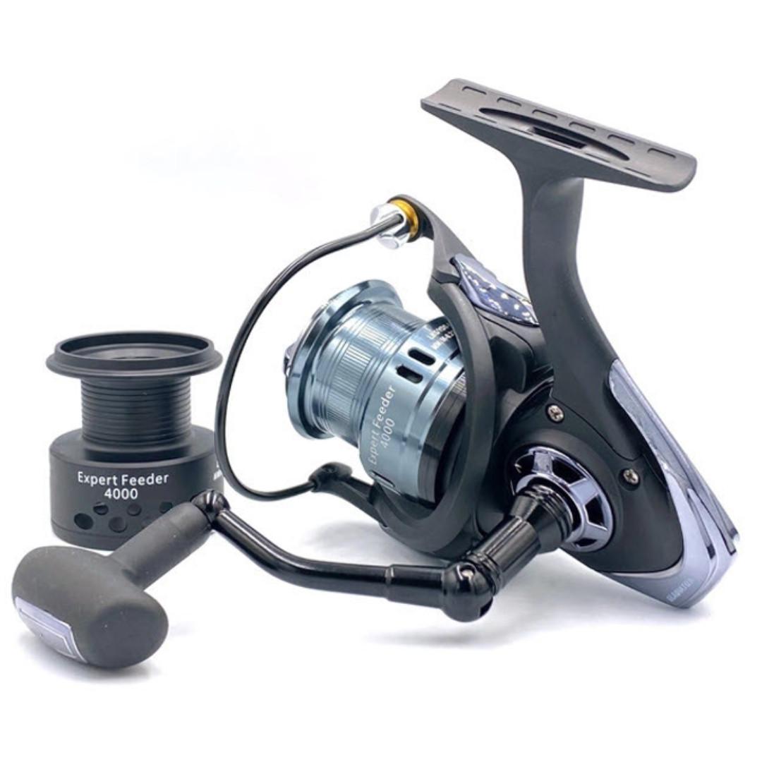 Рыболовная катушка безынерционная фидерная Gladiator Expert Feeder 4000 8+1 Grey (GL6628)