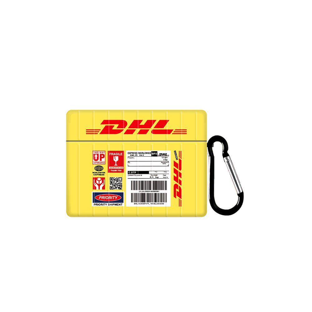 Квадратный чехол для Apple Airpods Pro DHL Оранжевый