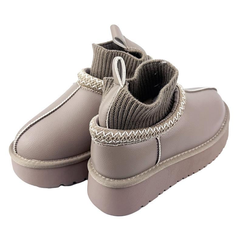 Угги женские кожаные на платформе 10515-36 p. 39 24,5 см Бежевый - фото 3 Угги женские кожаные на платформе 10515-36 p. 39 24,5 см Бежевый - фото 3