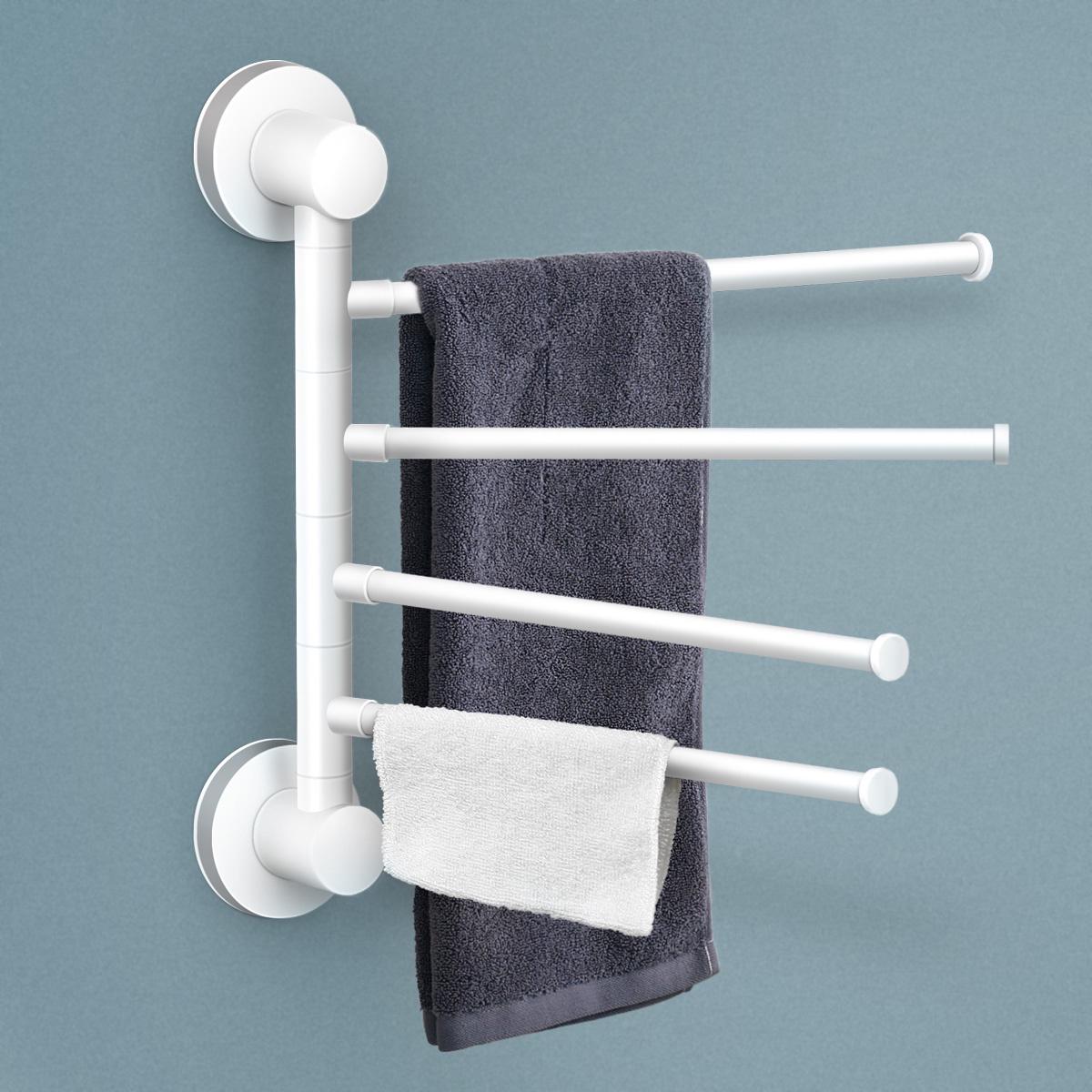 Держатель для полотенец MVM BP-28 white/gray поворотный четверной Белый (211812) - фото 15 Держатель для полотенец MVM BP-28 white/gray поворотный четверной Белый (211812) - фото 15
