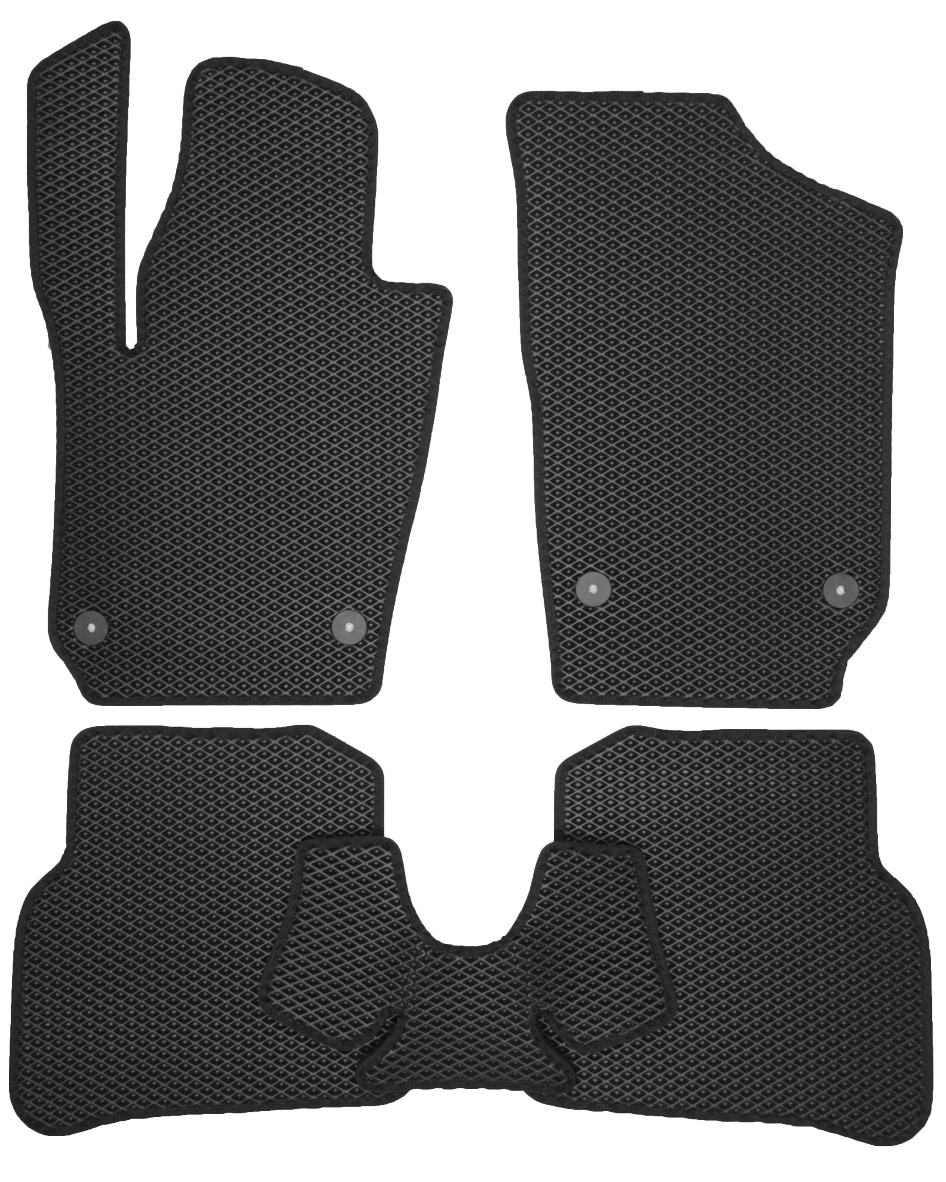 Коврики в салон для Seat Ibiza '08-17 EVA-полимерные Черный Коврики в салон для Seat Ibiza '08-17 EVA-полимерные Черный