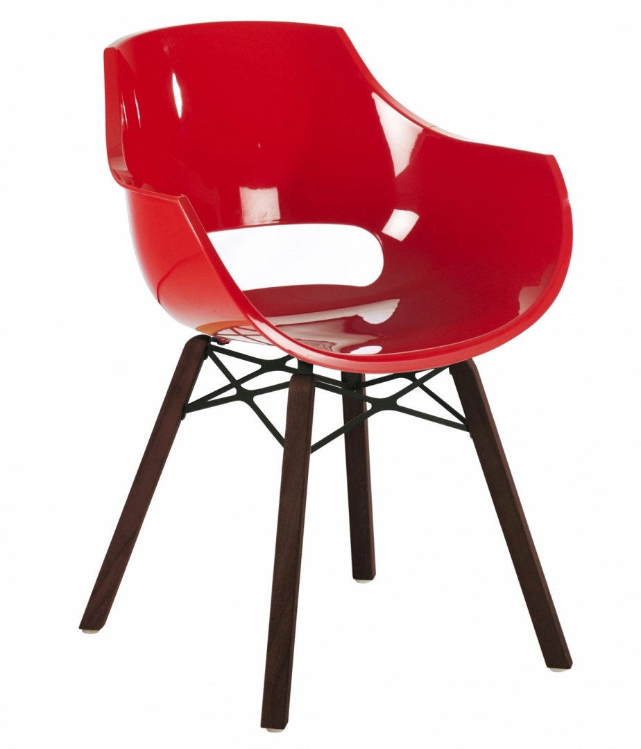 Кресло Litolan Papatya Opal Wox Iroko Дерево Красный (DR001866)