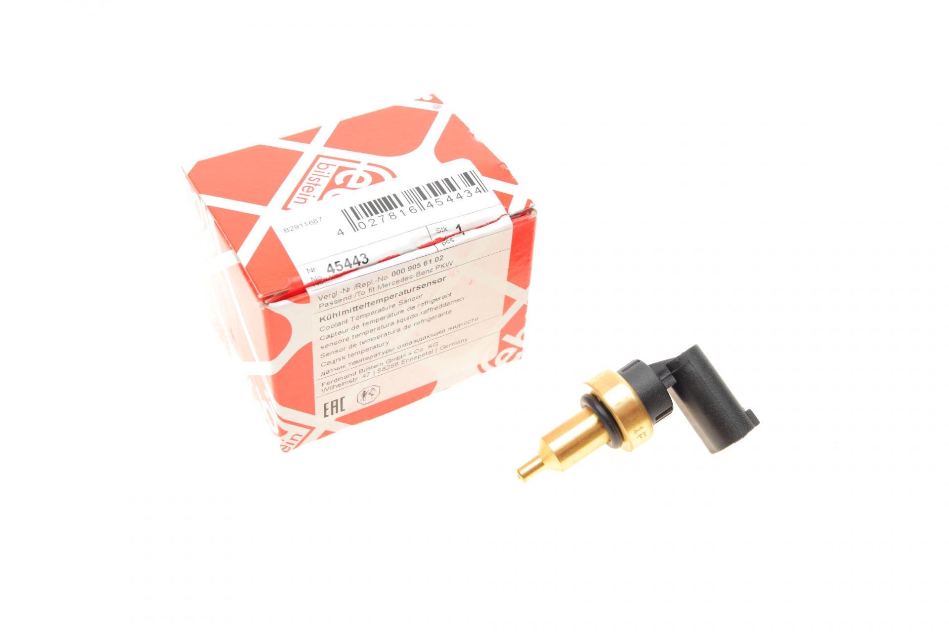 Датчик FEBI BILSTEIN температуры охлаждающей жидкости Mercedes Sprinter/Vito W639 06- OM646/642/651 (45443)