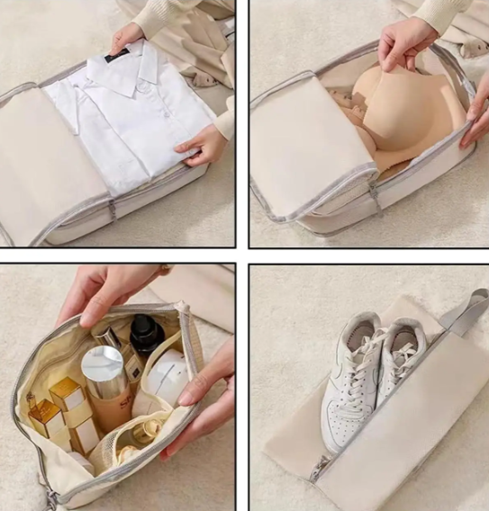 Набір органайзерів для подорожей Monochrome тип 1 9 елементів Блакитний (КДО-42-14) - фото 3 Набір органайзерів для подорожей Monochrome тип 1 9 елементів Блакитний (КДО-42-14) - фото 3