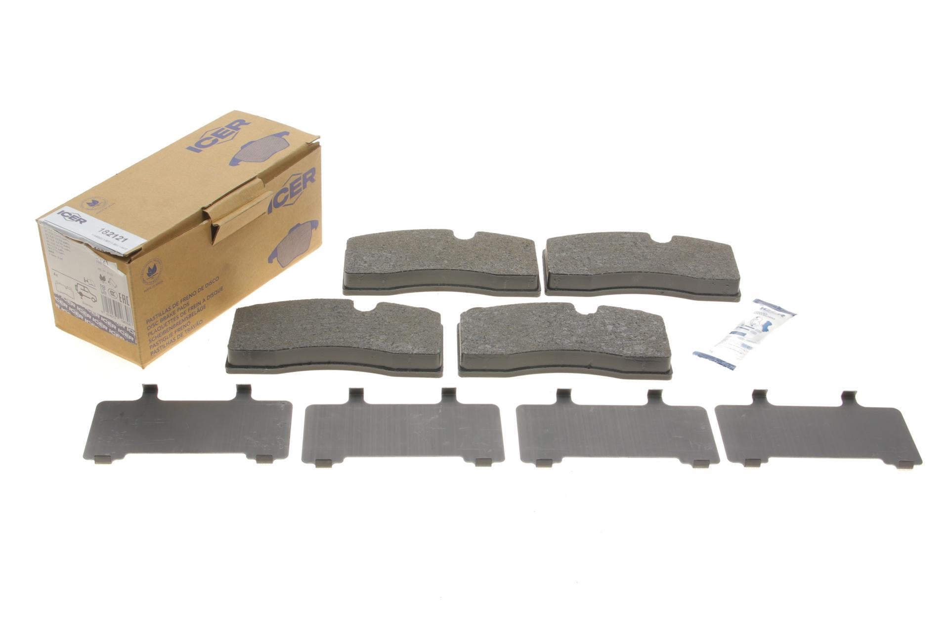 Колодки тормозные задние ICER Audi Q7 06-16/R8 07-/BMW 2 F22/F87 12-/3 F30/F80 11-18 (182121)