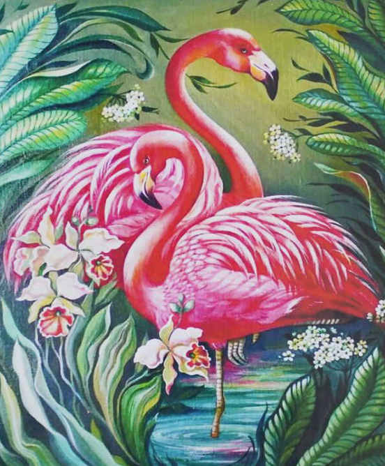 Картина за номерами TK Group 30331 30 Фламінго 40х30 см (110700)