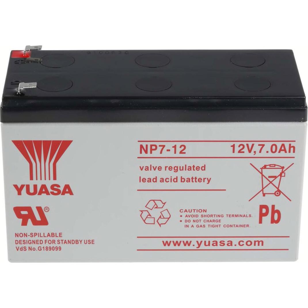 Акумуляторна батарея Yuasa NP7-12 12V 7 Ah Eurobat 5 Years AGM VRLA (10774078) - фото 1