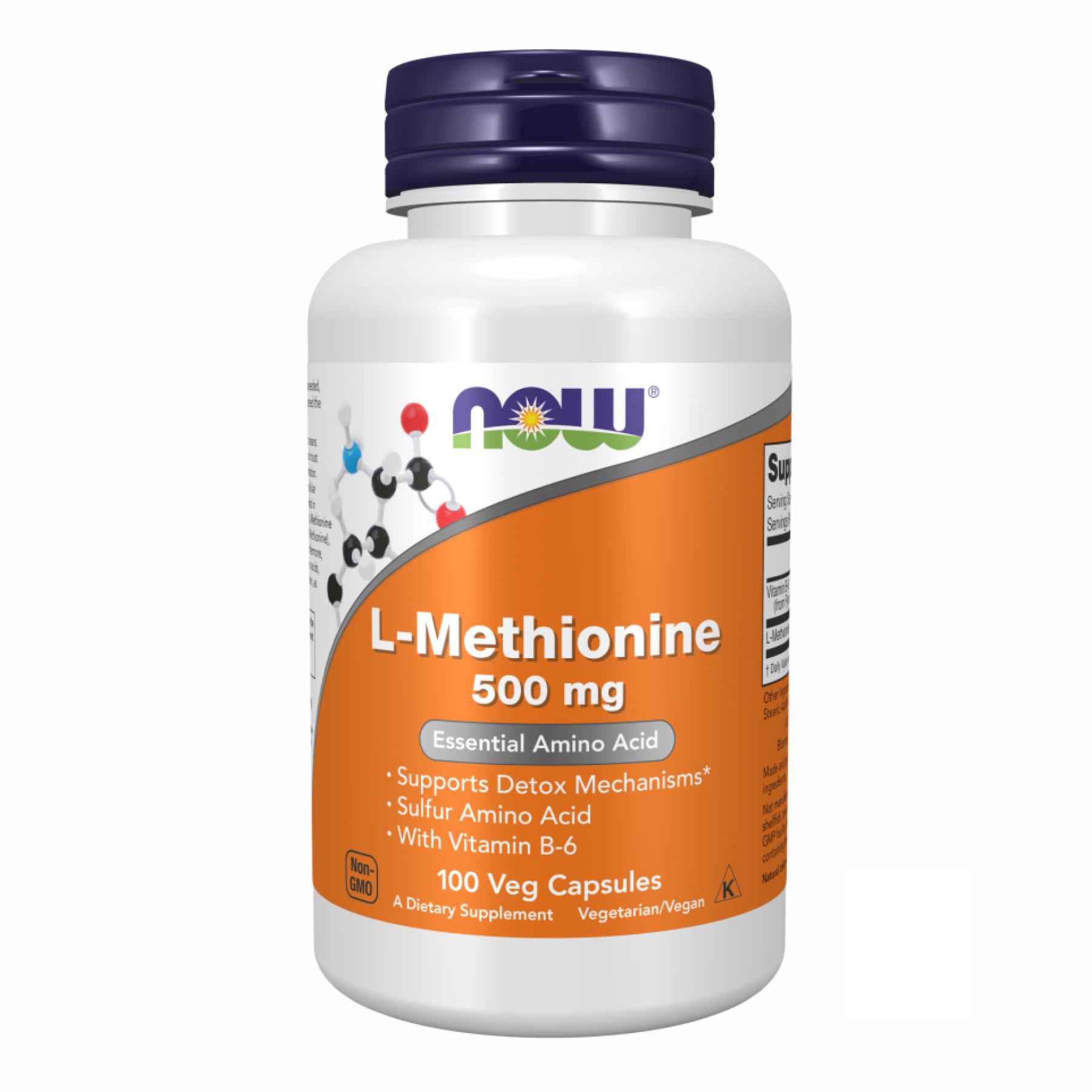 Аминокислота L-METHIONINE 500 mg 100 caps (2022-09-1170)
