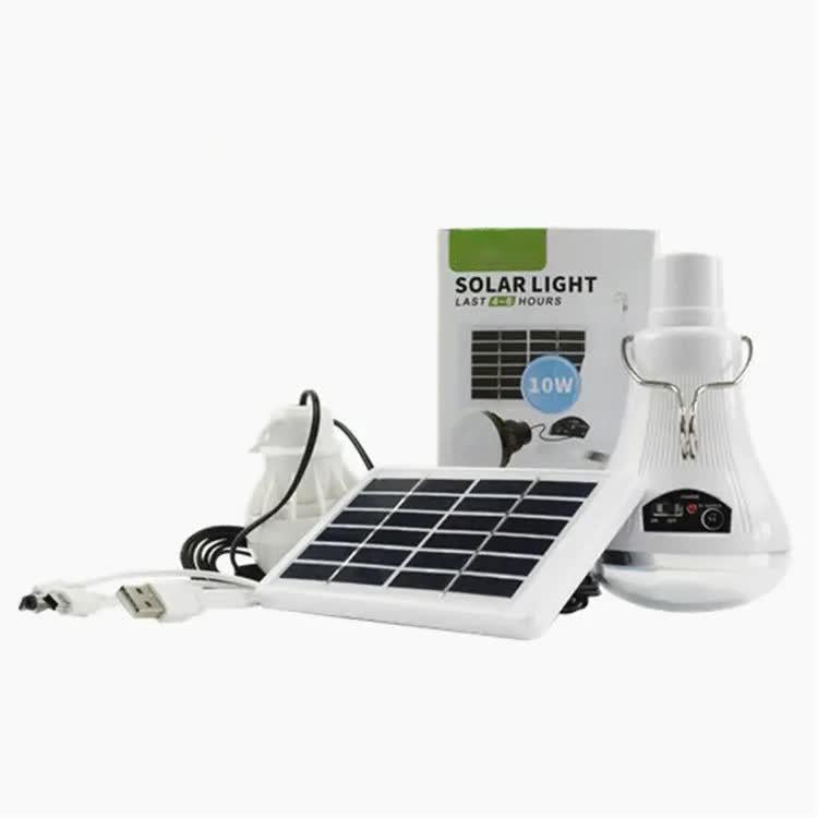 Лампа светодиодная аккумуляторная VHG CL-508 с солнечной панелью Led Solar Emergency Bulb 10 Вт 5600 K 6 В