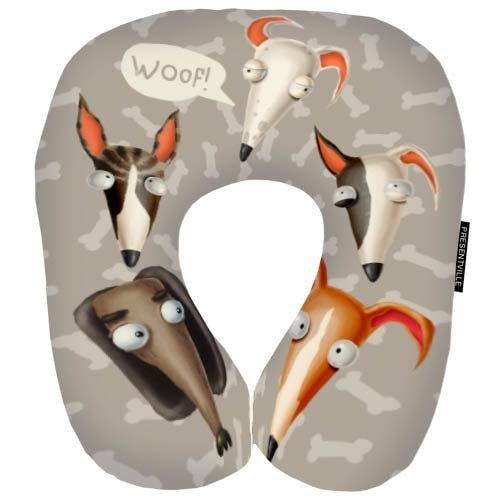 Дорожная подушка Woof 32x30 см (DOP_DOG024)