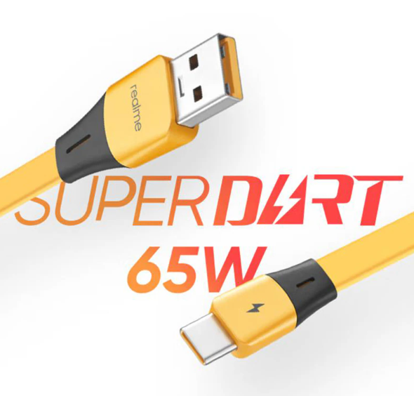 Кабель Data Cable SuperDart/Super Vooc 65W/6A 1 м USB на Type-C/USB-C Yellow - фото 3