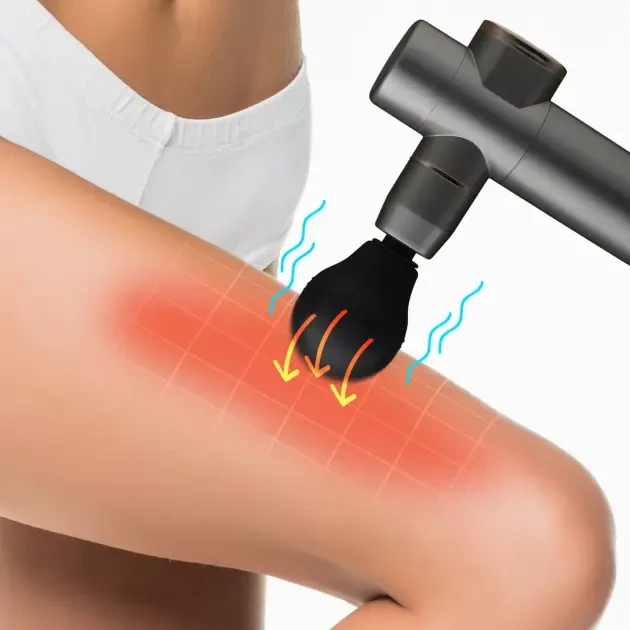 Вибромассажер для мышц Fascial Gun Mini аккумуляторный - фото 6