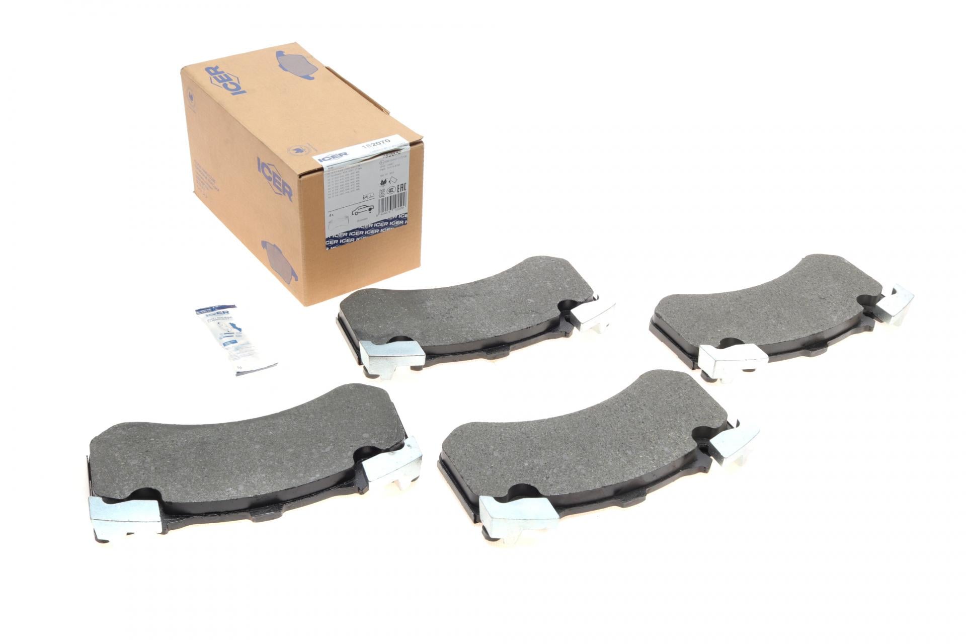 Тормозные колодки передние ICER для Audi A6/A7/A8/Q5 10-/VW Jetta 08-10 (182070)
